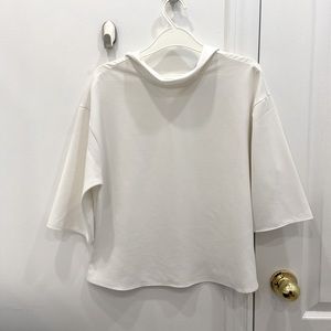 Uniqlo white blouse size S